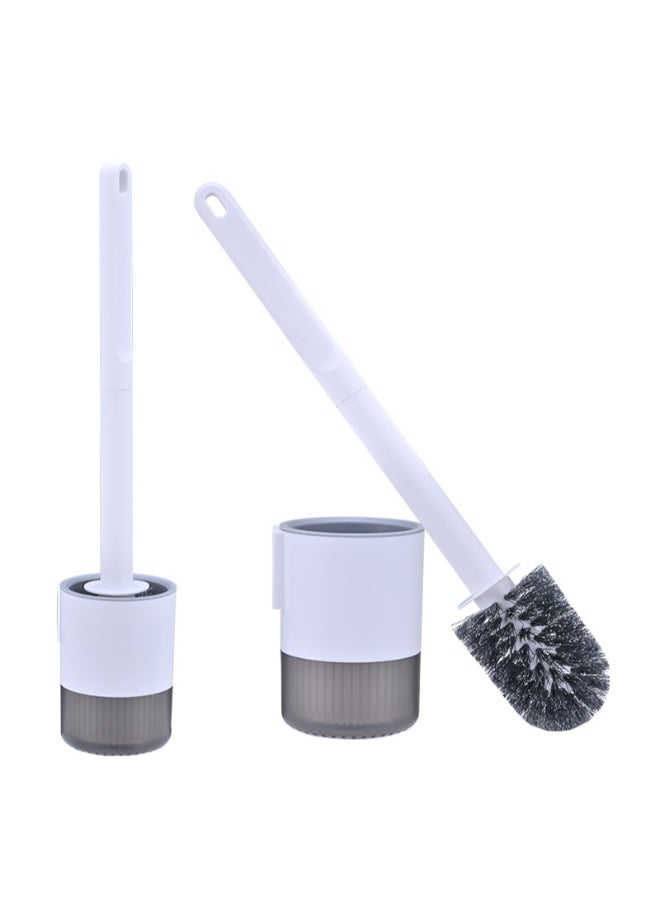 PAACHU Toilet Brush and Holder Set, Bathroom Toilet Brush Wall-Mounted or Freestanding Toilet Cleaner Brush, Splash-Proof & Rust-Free Deep Cleaning Brush Set - Image 1